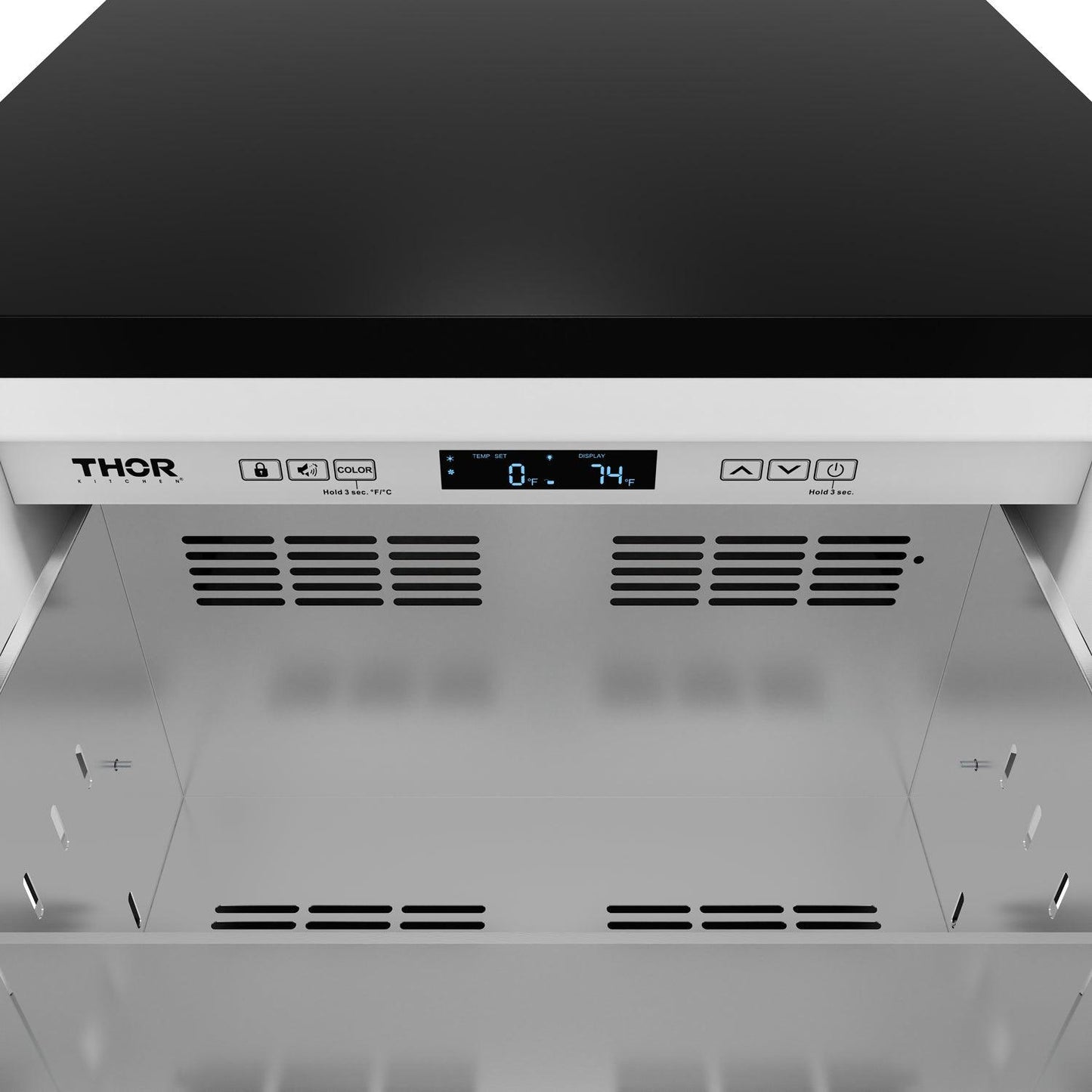 Thor Kitchen RZ24U 24 Inch Undercounter Built-In / Freestanding Drawer Freezer - Stainless Steel Gordon Ramsay Series