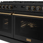 Thor Kitchen ARG48BBRZ 48 Inch Contemporary Professional Liquid Propane Range In Black/Bronze