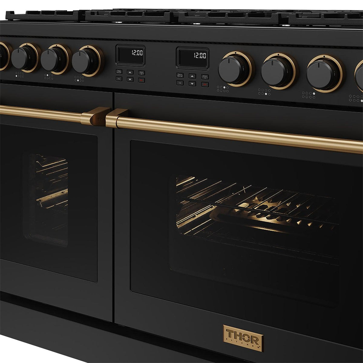 Thor Kitchen ARG48BBRZ 48 Inch Contemporary Professional Liquid Propane Range In Black/Bronze