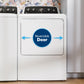 Ge Appliances GTD38EASWWS Ge® 7.2 Cu. Ft. Capacity Electric Dryer With Up To 120 Ft. Venting​ And Reversible Door​