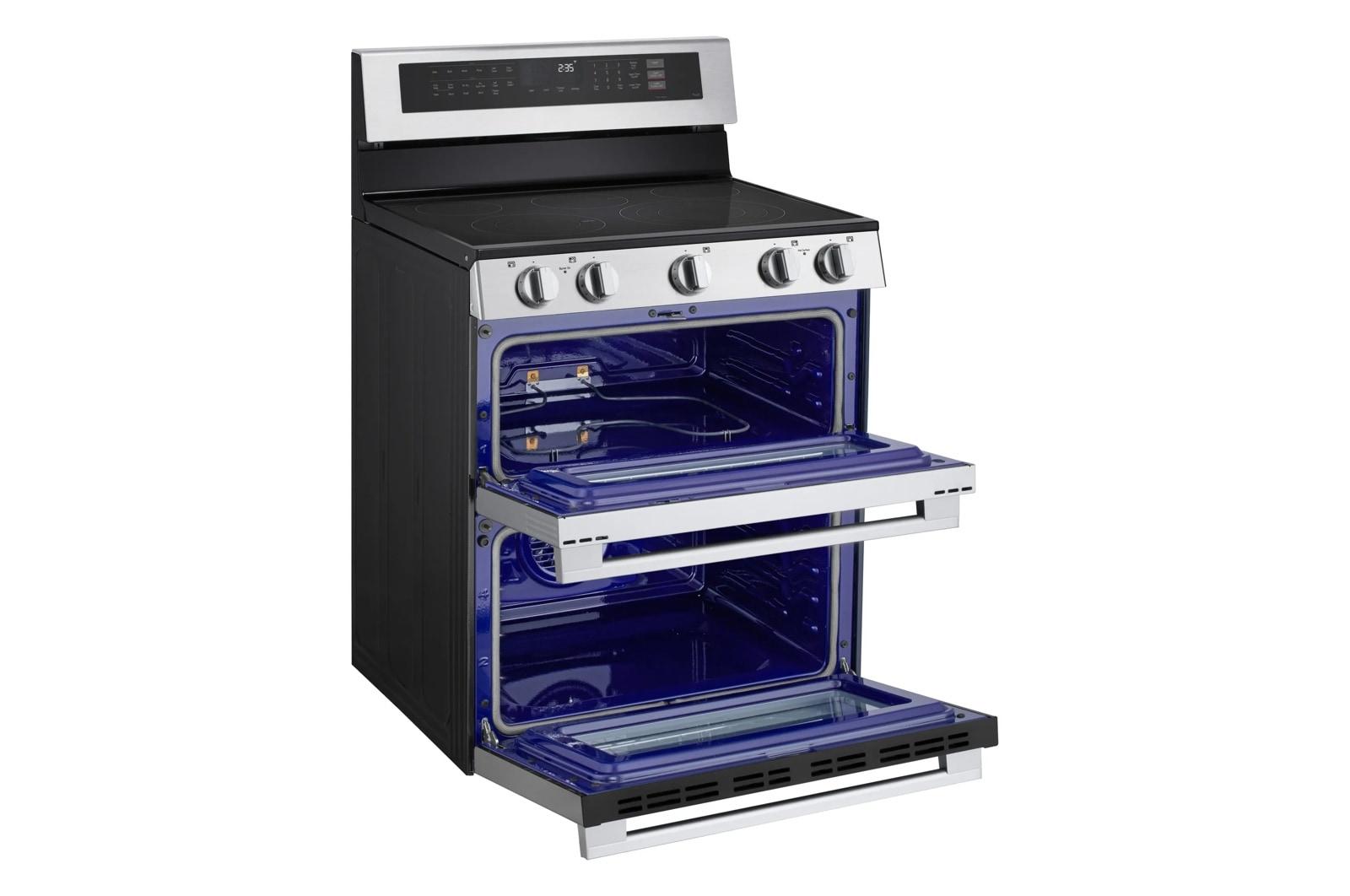 Lg LDEL7324YE 7.3 Cu. Ft. Smart Electric Double Oven Freestanding Range With Probake Convection®, Air Fry & Air Sous Vide
