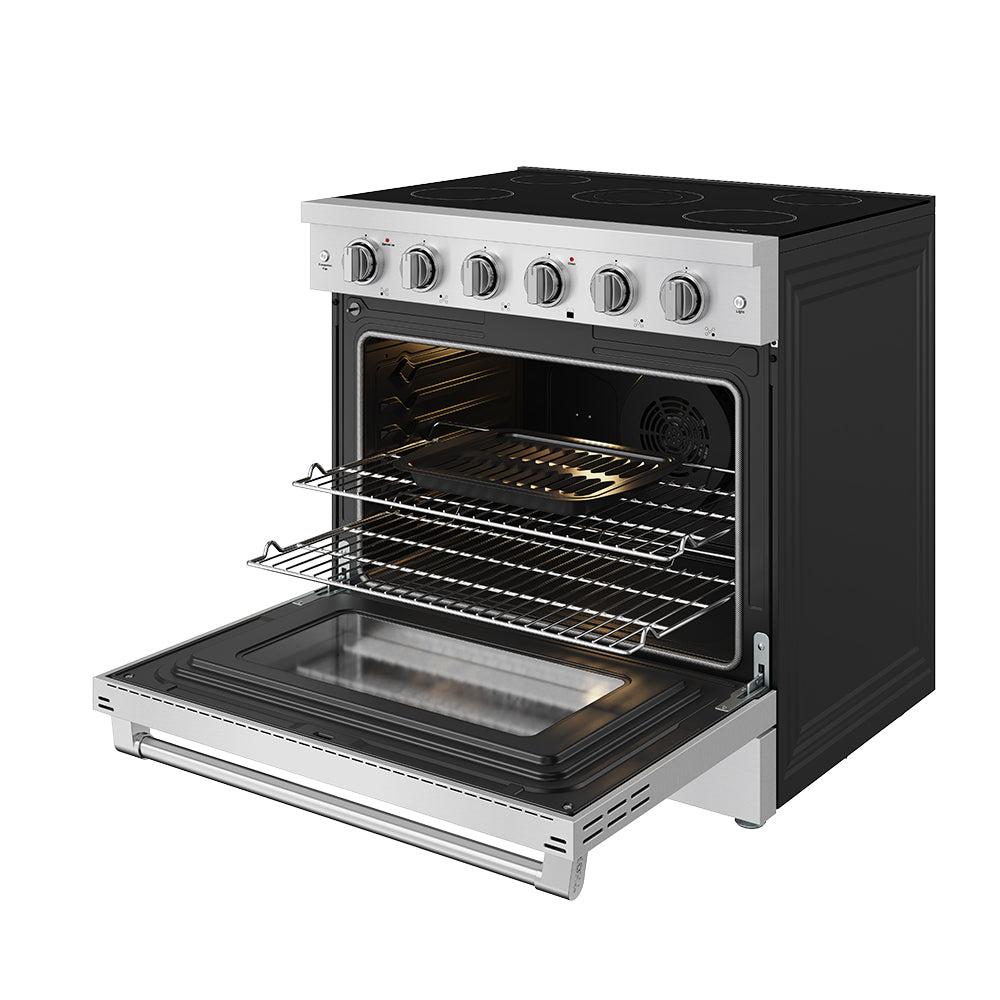 Thor Kitchen SRE3601 36 Inch S Series Professional Freestanding Electric Range