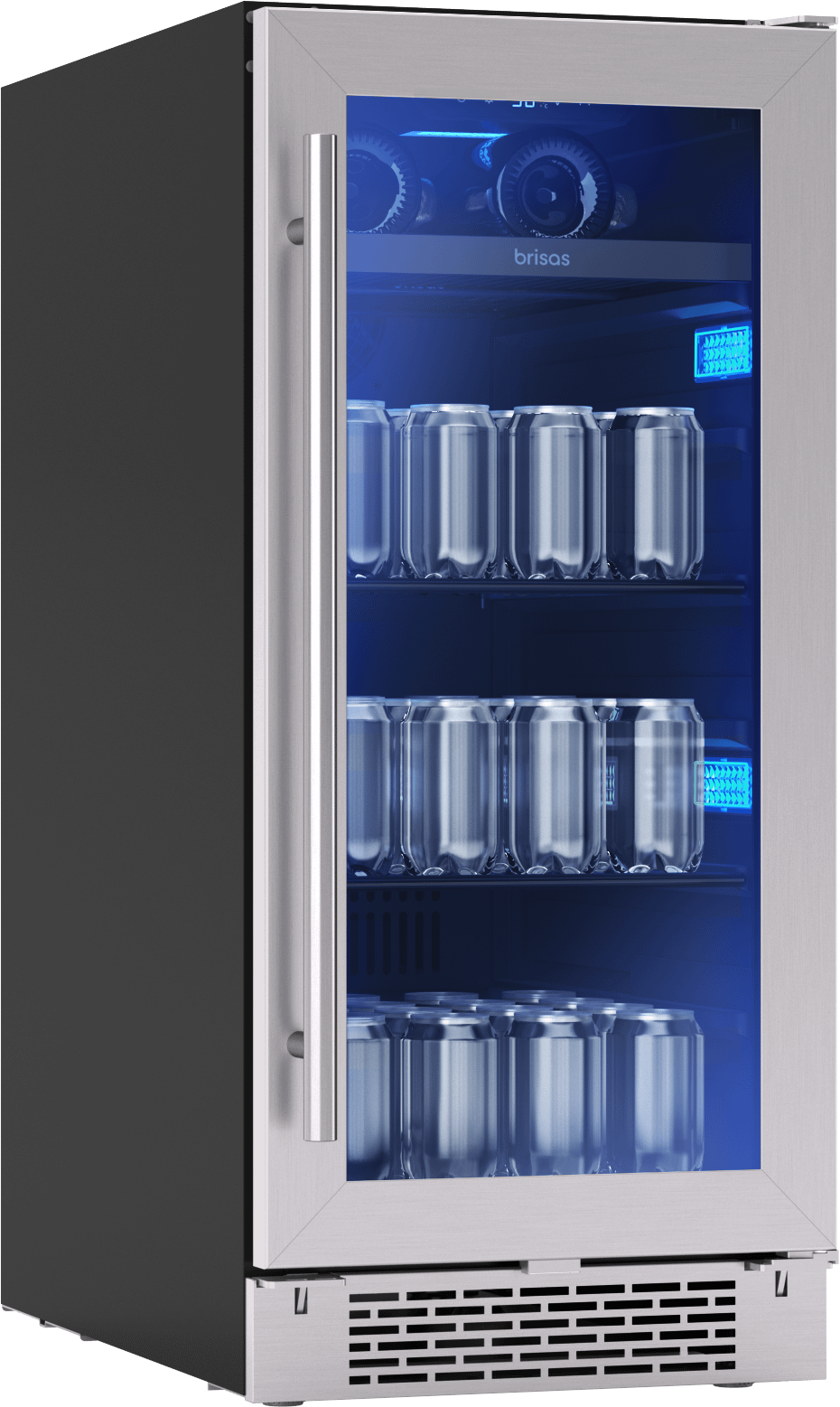 Zephyr BBV15C01AG Brisas Bev Cooler, 15In Uc, Ss+Gls, Rvs, 1Z