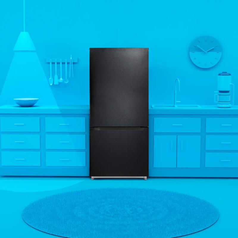 Element Appliance ERBM19CBB Element 18.7 Cu. Ft. Bottom Freezer Refrigerator - Black