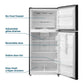 Element Appliance ERT18CSEB Element 18.1 Cu. Ft. Top Freezer Refrigerator - Black, Energy Star