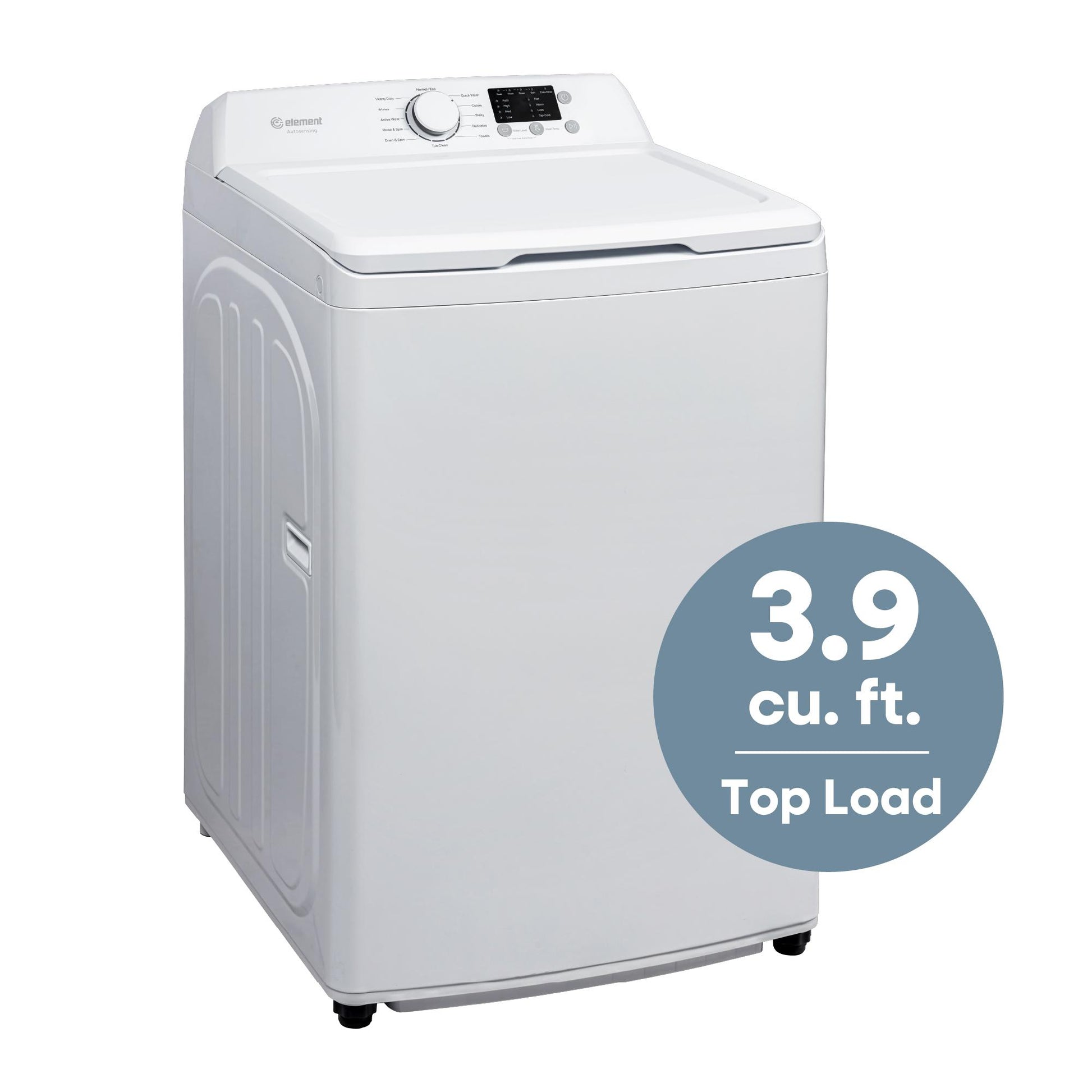 Element Appliance ENTW3925EW Element 3.9 Cu. Ft. Top Load Washer With Agitator - White (Entw3925Ew)