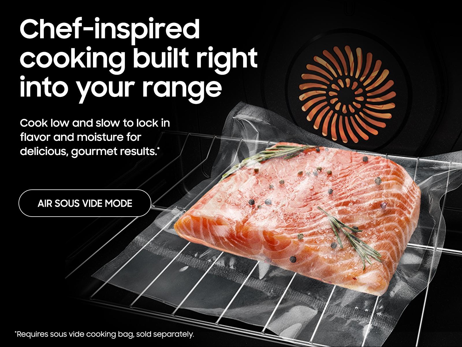 Samsung NSE80H63XRAA Bespoke Smart Slide-In Electric Range Pro Style Design Air Fry Max True Convection