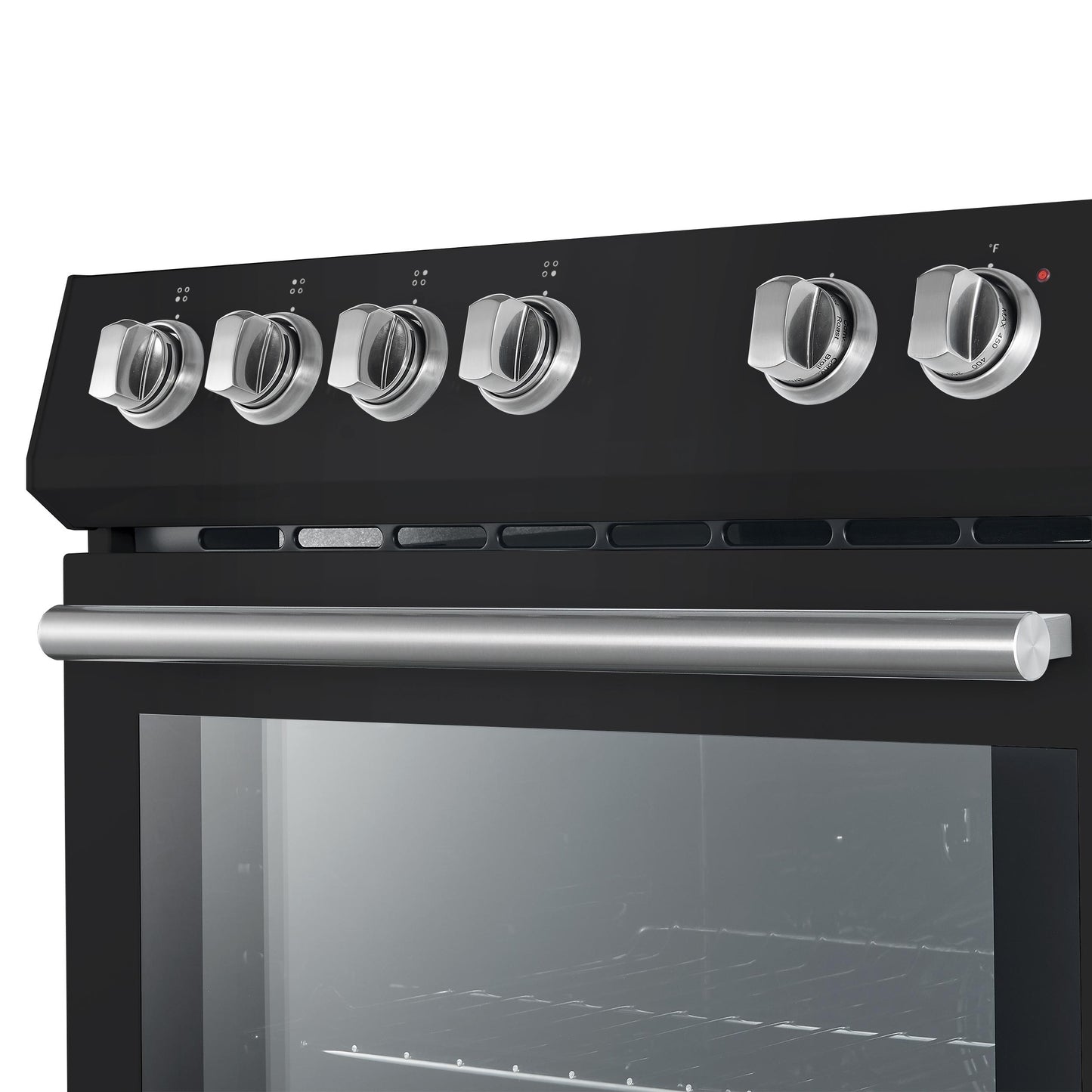 Forno FFSEL601230BLK Forno Leonardo Espresso 30-Inch Black Electric Range, True Convection, Energy Efficient