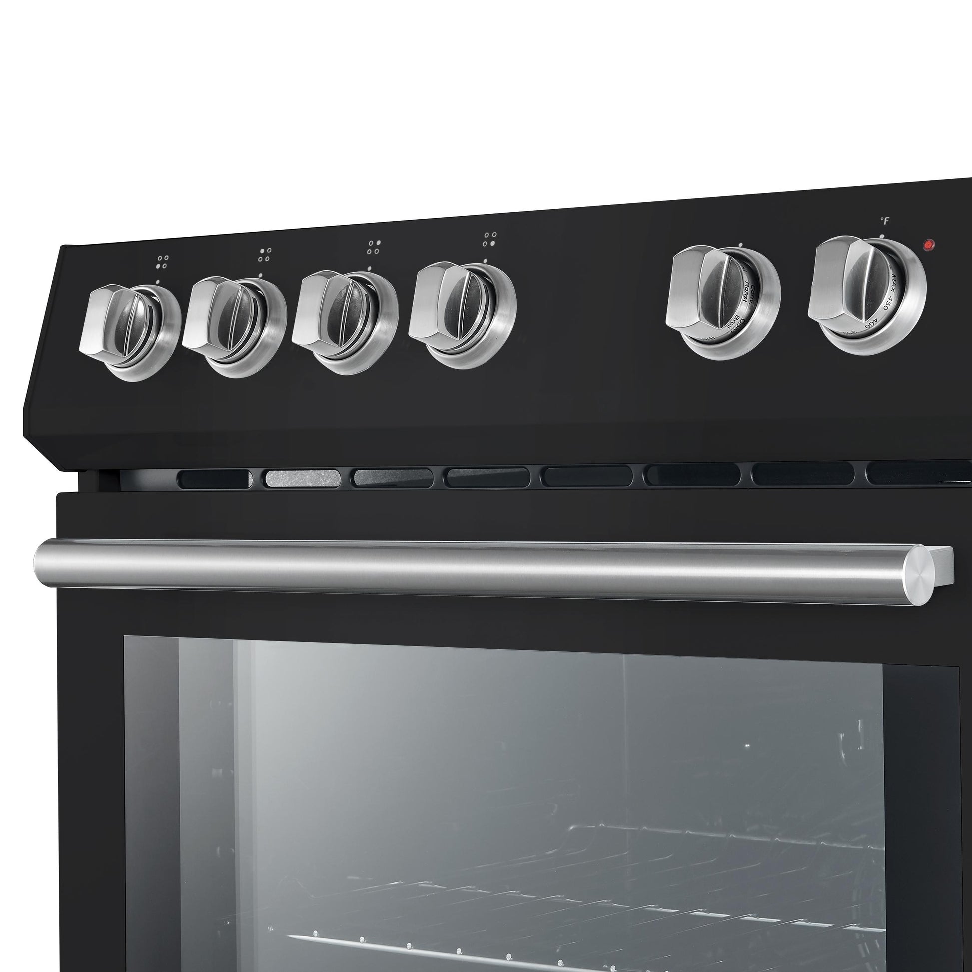 Forno FFSEL601230BLK Forno Leonardo Espresso 30-Inch Black Electric Range, True Convection, Energy Efficient