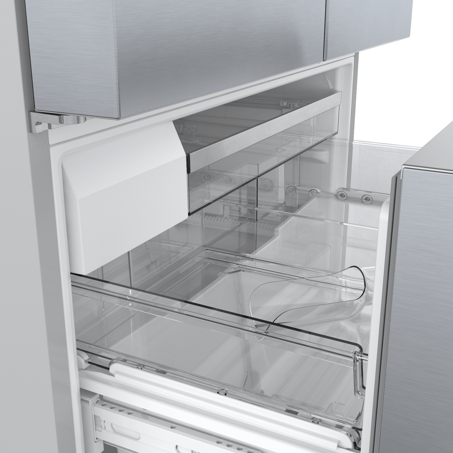 Bosch B36CT84SNS 800 Series, French Door Bottom Freezer, Multi Door, 36'', Brushed Steel (With Anti-Fingerprint)