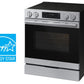 Samsung NSE80H63SR Bespoke Smart Slide-In Electric Range Pro Style Design Air Fry Max True Convection