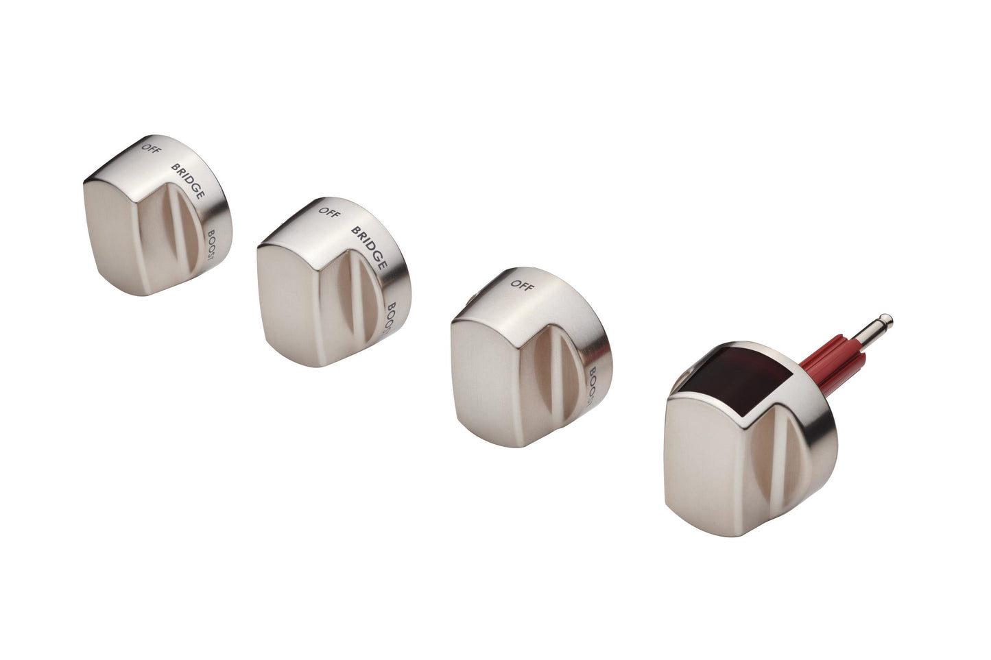 Wolf 9066982 30" Induction Range Brushed Stainless Knob Kit