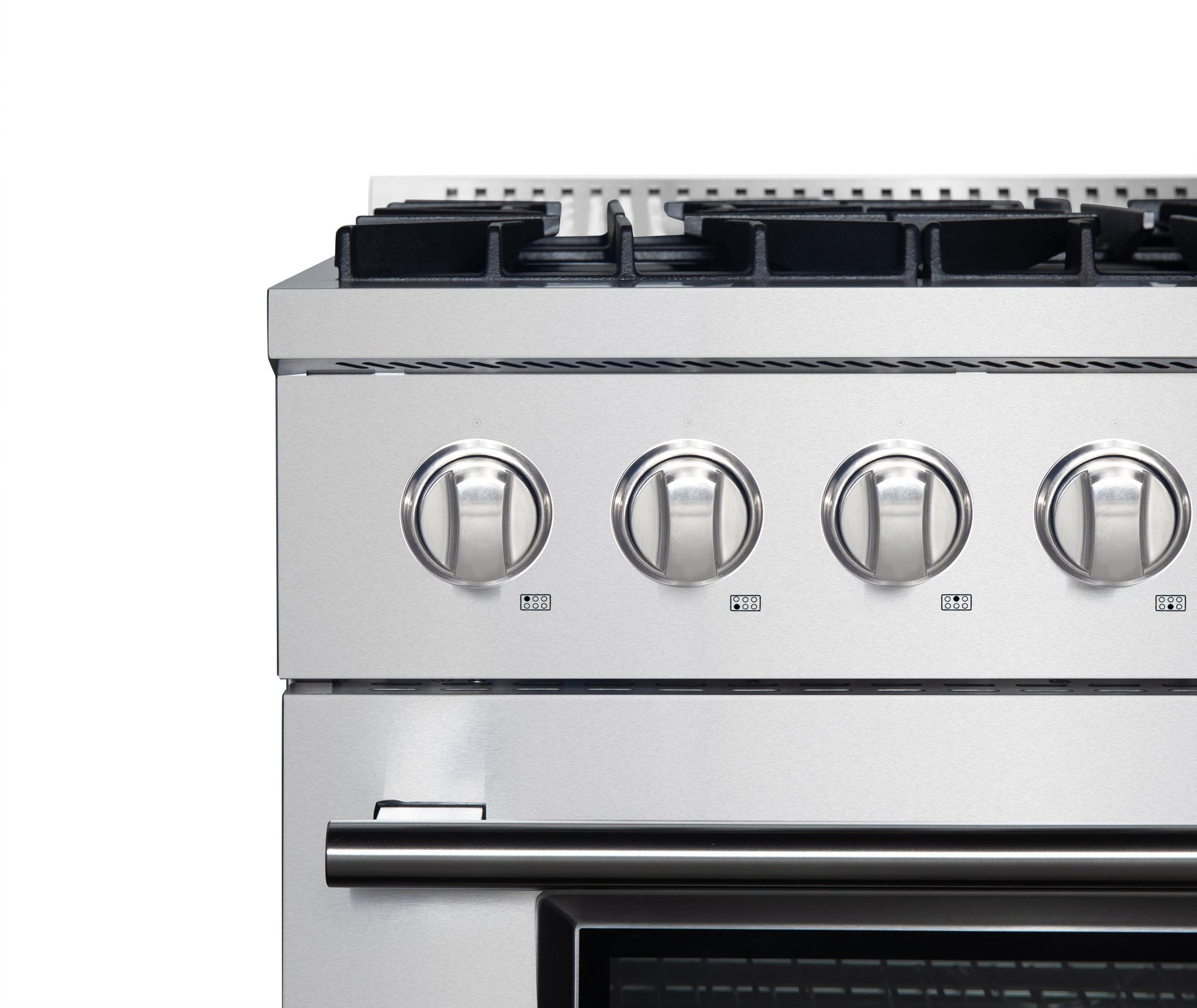 Forno FFSGS619736 Forno Marco 36-Inch Dual Fuel Range, Stainless Steel, 6 Burners, 67,000 Btu, True Convection Oven, Energy Efficient