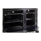 Verona VUFSGG365DSS Verona Vufsgg365Dss 36 Inch Ultima Collection Double Oven Gas Range With 5 Brass Burners, 4.1 Cu. Ft. Oven Total Capacity In Stainless Steel