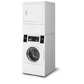 Speed Queen STENYASP178TW01 Commercial Prep For Card Electric Stack Washer Dryer
