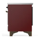 Ilve UMDIB40QNR3BUB Ilve Umdib40Qnr3Bub Majestic Iii 40 Inch Induction Range With 6 Elements, 3.82 Cu. Ft. Total Oven Capacity (Solid Door, Burgundy, Burnished)