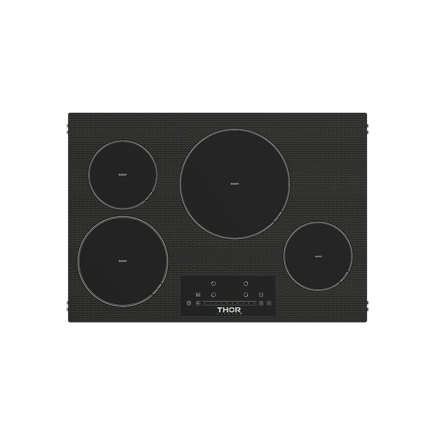 Thor Kitchen PIH30 30 Inch 4-Element Induction Cooktop In Black With Touch Controls