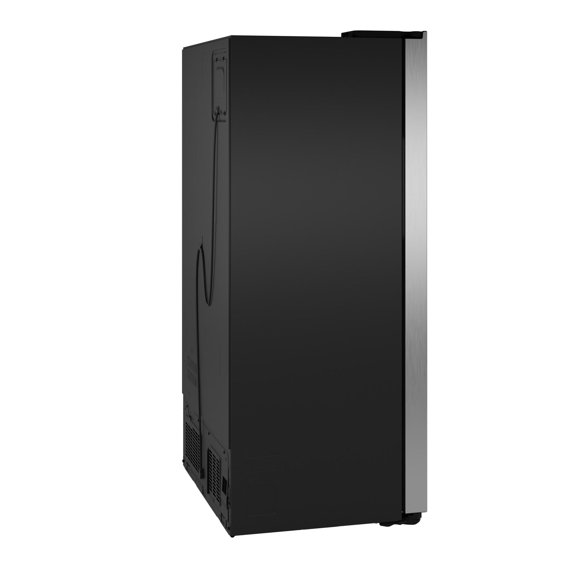 Ge Appliances GZS24PYYFS Ge® 23.5 Cu. Ft. Counter-Depth Side-By-Side Refrigerator With Led Light Walls And Extra Tall Dispenser