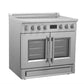 Forno FFSIN095036 Forno Torino 36 Inch French Door Induction Range With Air Fryer And True Convection Oven
