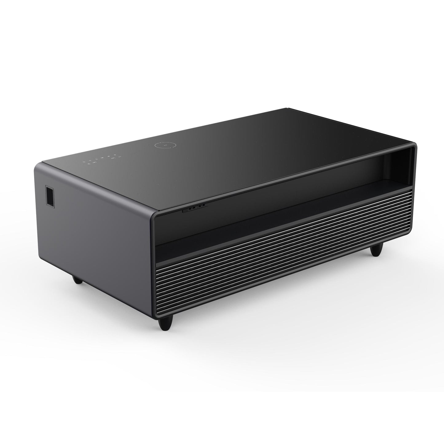 Forno FCTFR700651BLK Forno Evoluto Tavolo 51-Inch Black Smart Coffee Table - Dual Refrigerator Drawers, Bluetooth 5.0 Audio, Wireless Charging & Rgb Ambient Light
