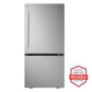 Lg LB26H2200S 26 Cu. Ft. Bottom Freezer Refrigerator