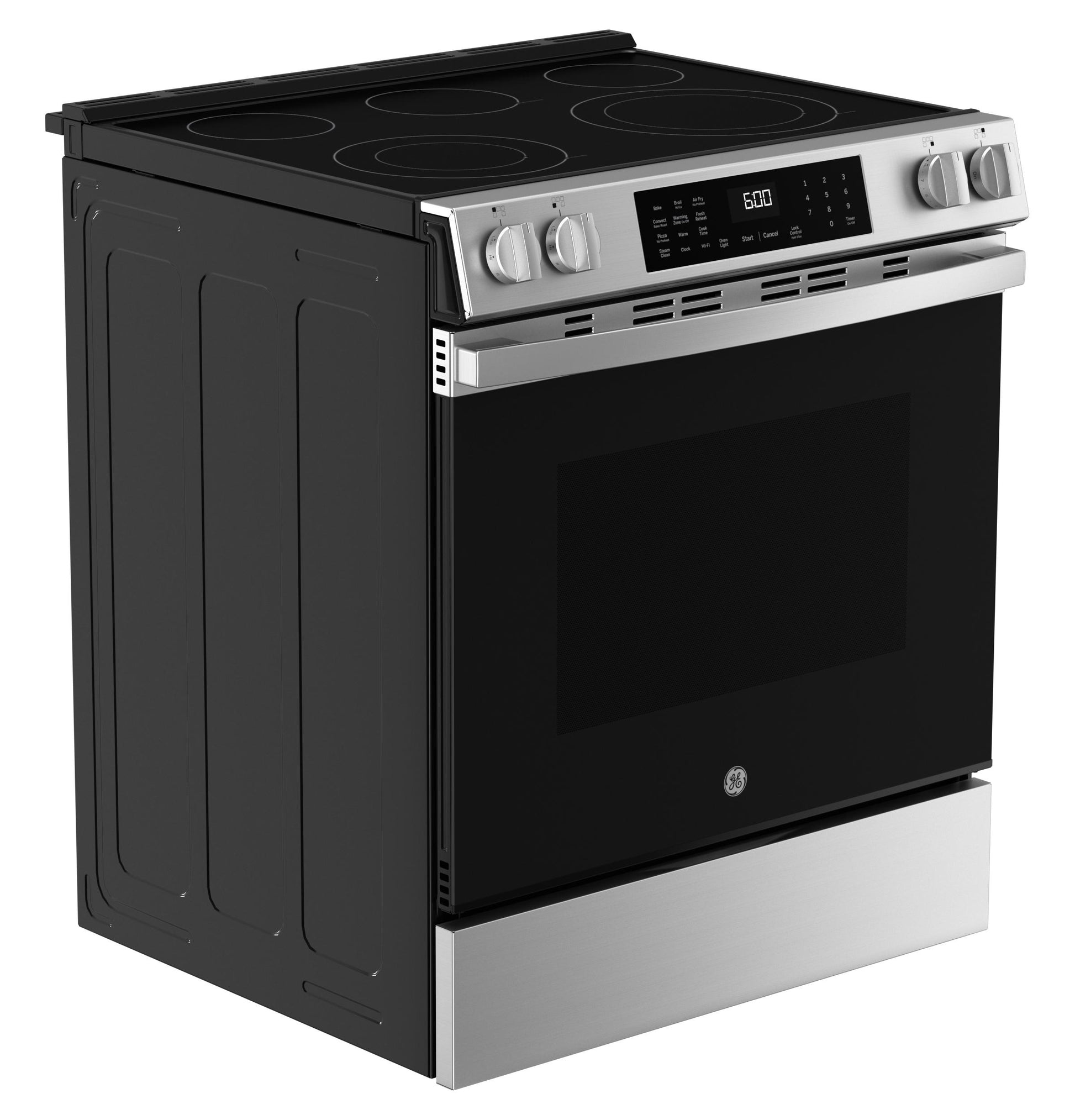 Ge Appliances GRS600AVFS Ge® 30" Slide-In Electric Convection Range With No Preheat Air Fry And Easywash™ Oven Tray
