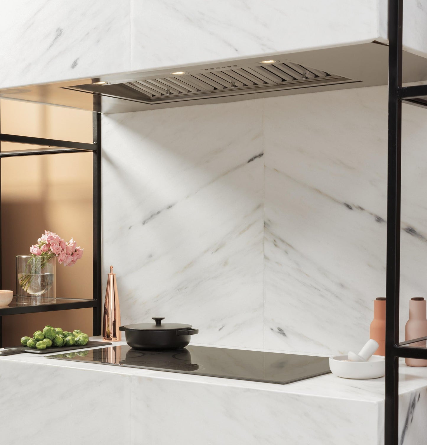 Cafe UVC9360SLSS 36" Smart Designer Custom Insert W/ Dimmable Led Lighting