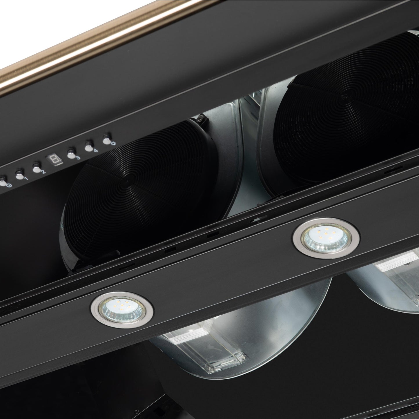 Forno FRHWM509548BLK Forno Aria 48 Inch Wall-Mounted Range Hood In Black