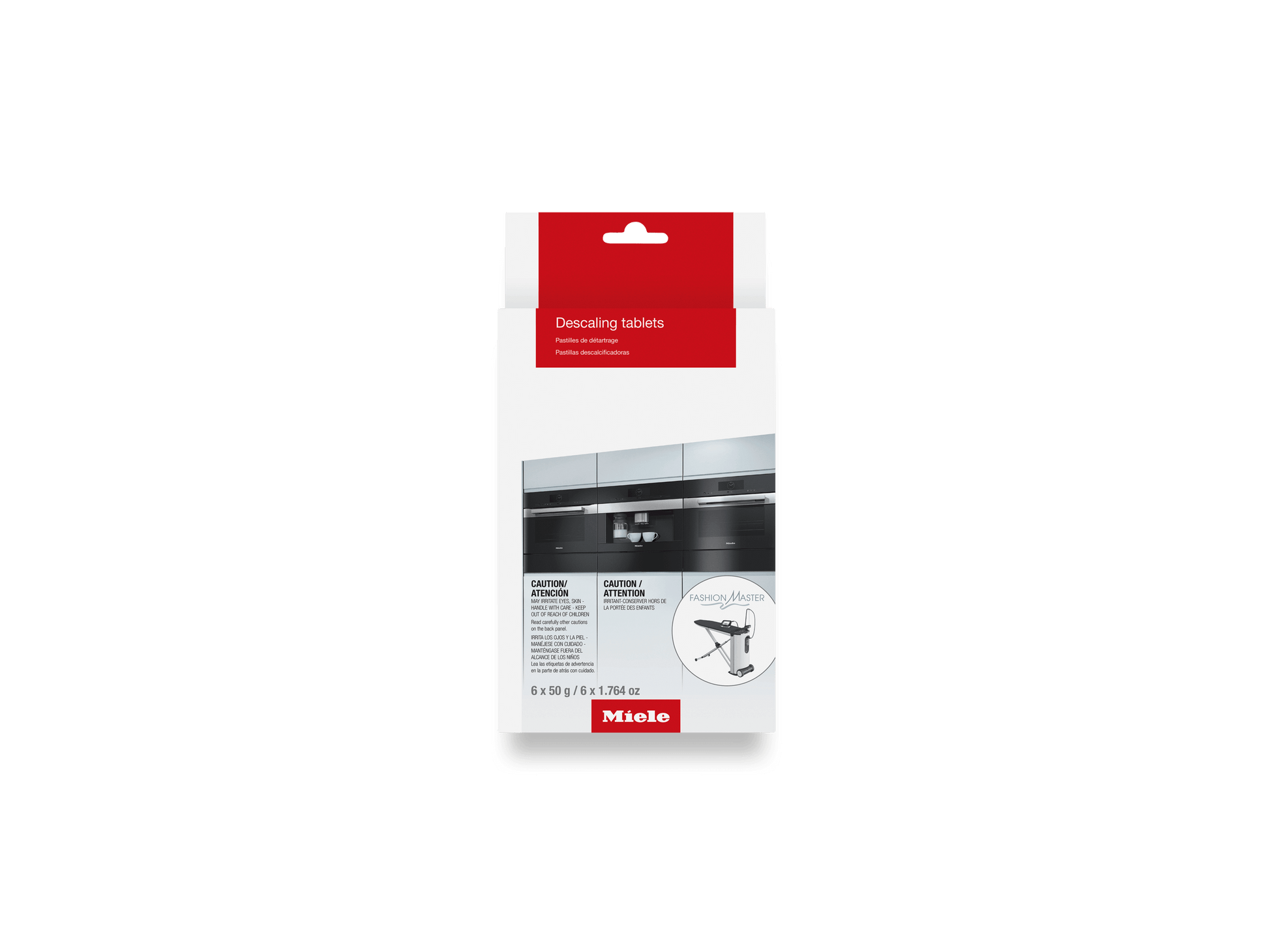 Miele GPDCCX0061T Descaling Tablets, 6 Tablets - For Coffee Machine, Steam Oven, Fashionmaster, Oven/Range With Moisture Plus.