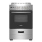 Avanti CERU240P3S Avanti 24-Inch Freestanding Electric Range With Ceramic Glass Cooktop And Digital Timer, In Stainless Steel (Ceru240P3S)