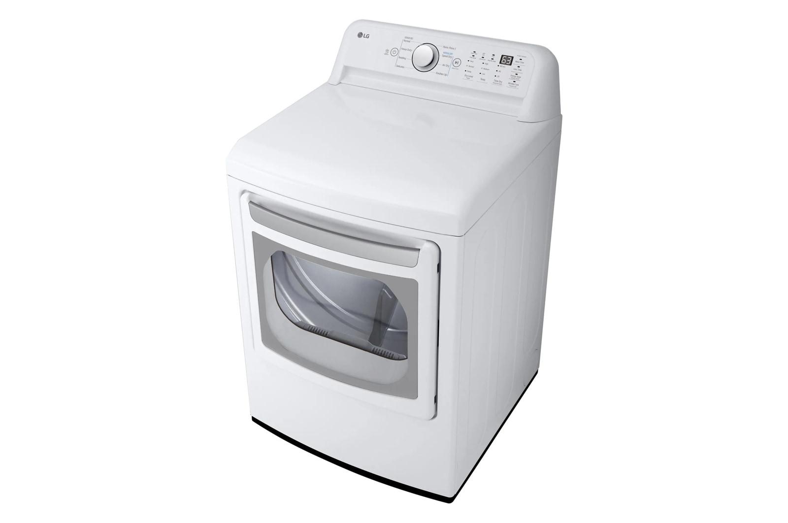 Lg DLE7010W 7.3 Cu. Ft. Ultra Large Capacity Electric Dryer With Sensor Dry Technology