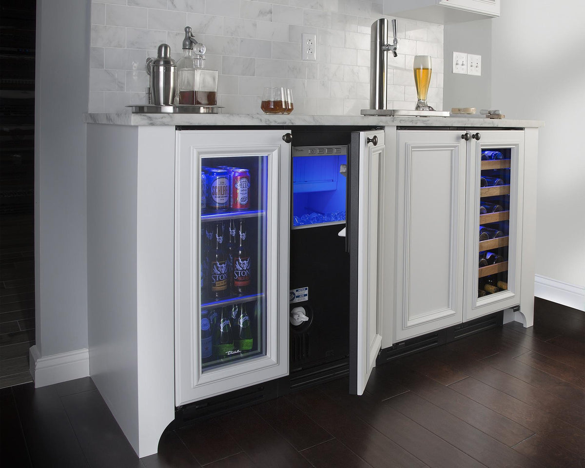 True Caliber TUR15BDROPC 15 Inch Undercounter Beverage Dispenser - Tap: Single, Door: Overlay Panel, Right Hinge