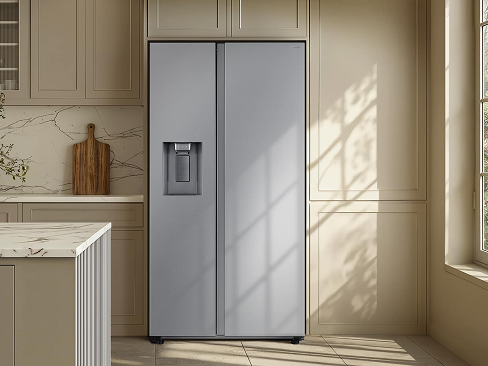 Samsung RS70H27SDR Bespoke Ai Side-By-Side Sphere Ice™ External Water & Ice Dispenser 27 Cu.Ft.