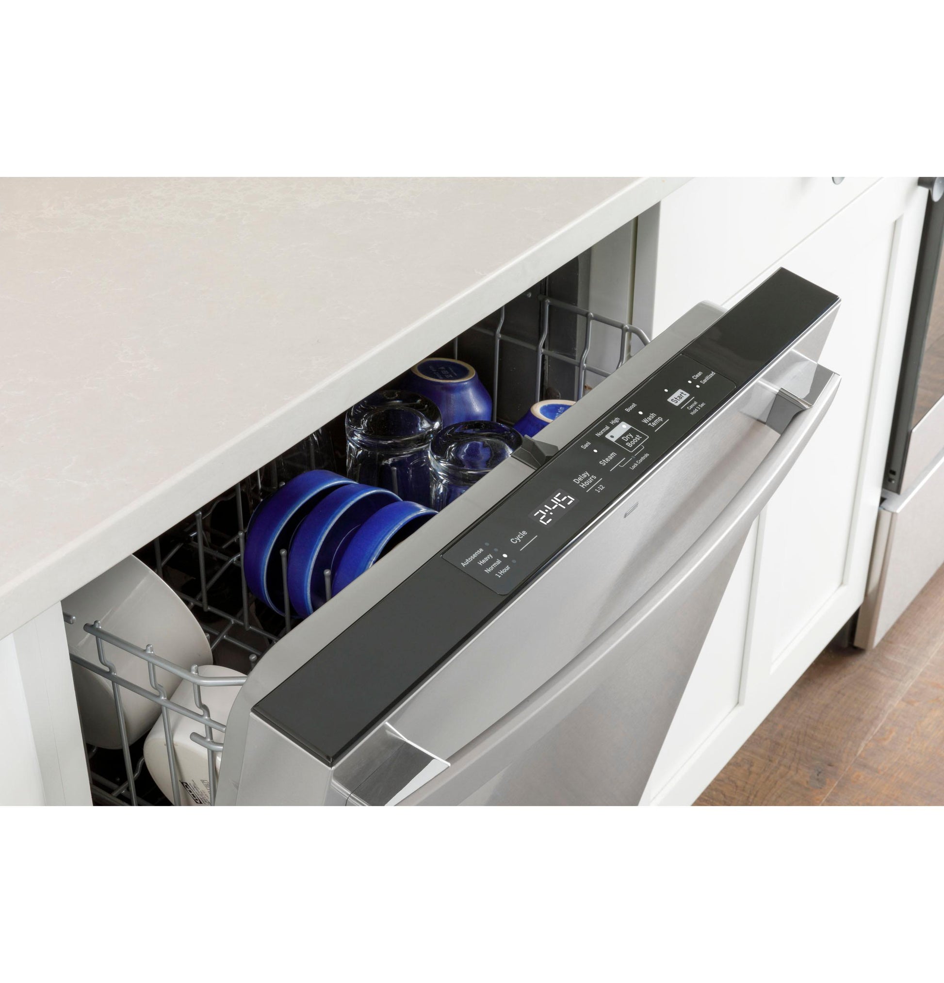 Ge Appliances GDT565HSYSS Ge® Energy Star® Top Control Hybrid Tub Dishwasher With Dry Boost & 52 Dba