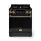 Thor Kitchen RSG30PBLPBRZ 30 Inch Professional Liquid Propane With Precision Knob Control In Black/Bronze