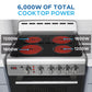 Avanti CERU240P3S Avanti 24-Inch Freestanding Electric Range With Ceramic Glass Cooktop And Digital Timer, In Stainless Steel (Ceru240P3S)