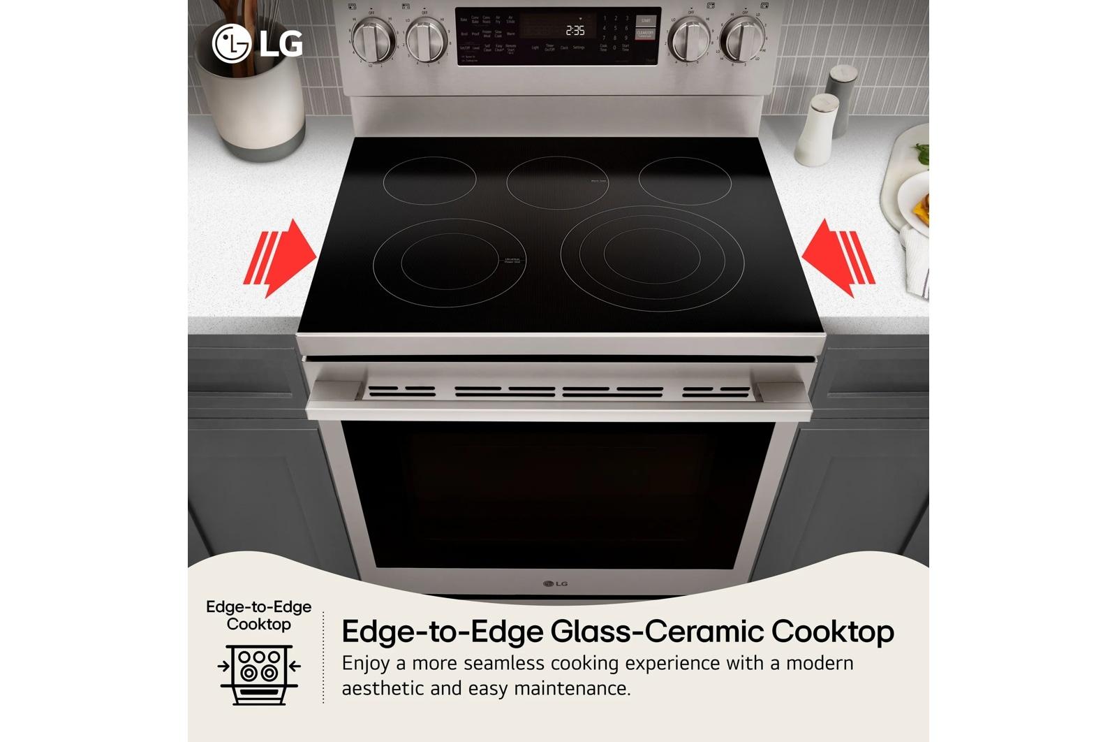 Lg LREN6325ZE 6.3 Cu. Ft. Smart Wi-Fi Enabled Probake Convection® Electric Range With Air Fry & Easyclean®