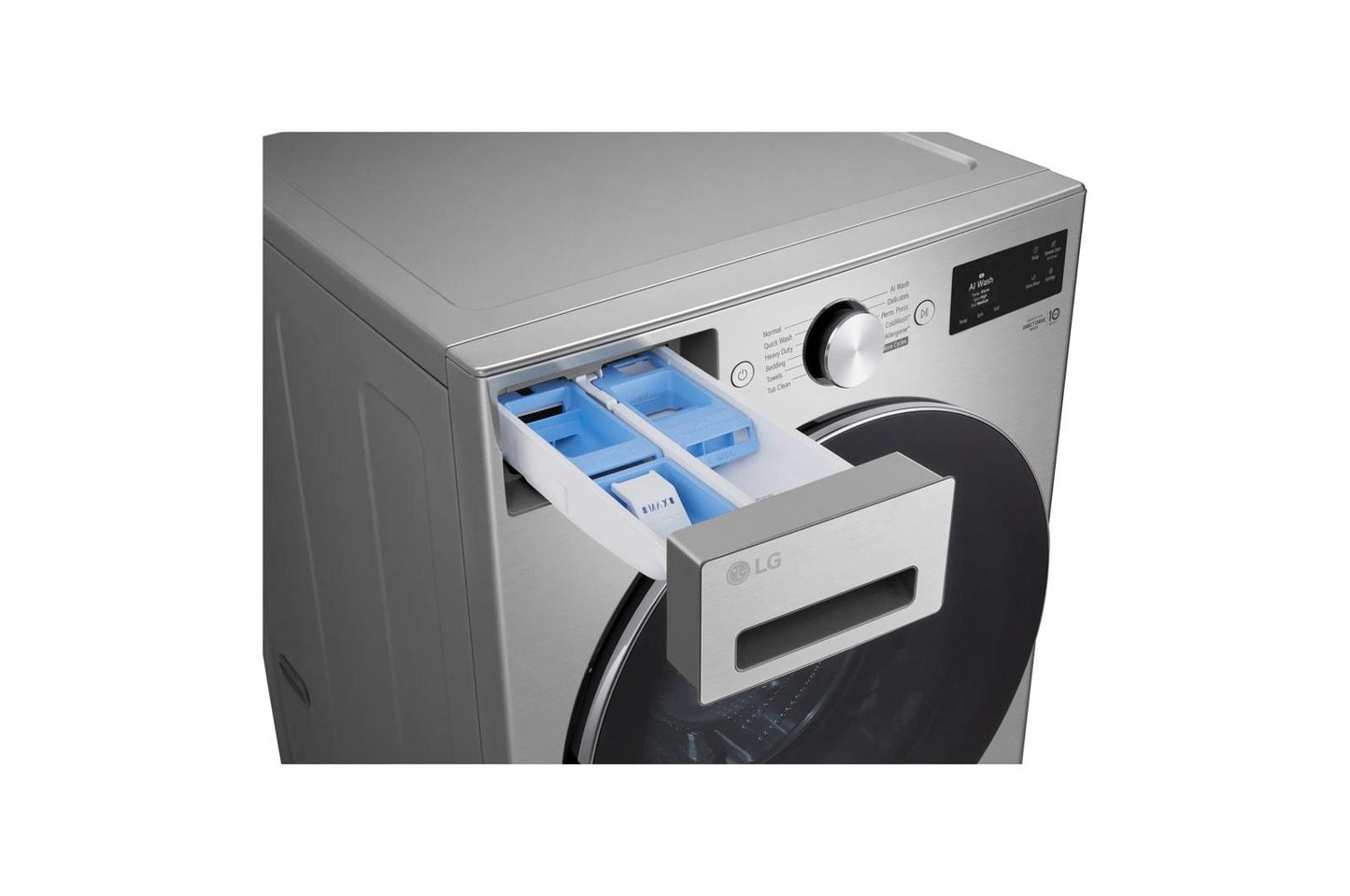 Lg WM5800HVA 5.0 Cu. Ft. Mega Capacity Smart Front Load Washer With Turbowash® 360(Degree), Built-In Intelligence And Hybrid Electronic Controls With Lcd Display