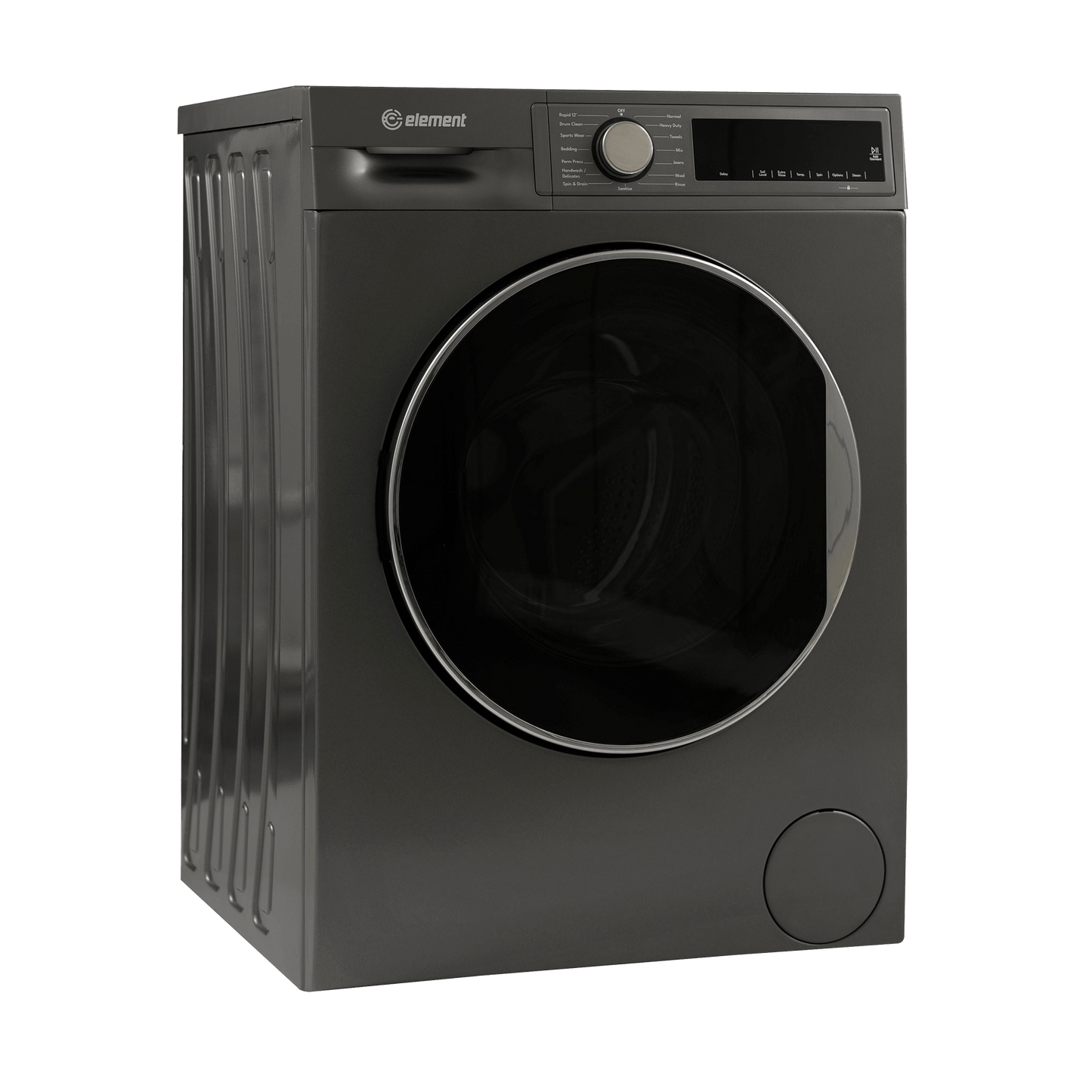 Element Appliance ECW2224EGG Element Electronics 24-Inch 2.2 Cu. Ft. Front Load Washer - Gray, Energy Star (Ecw2224Egg)
