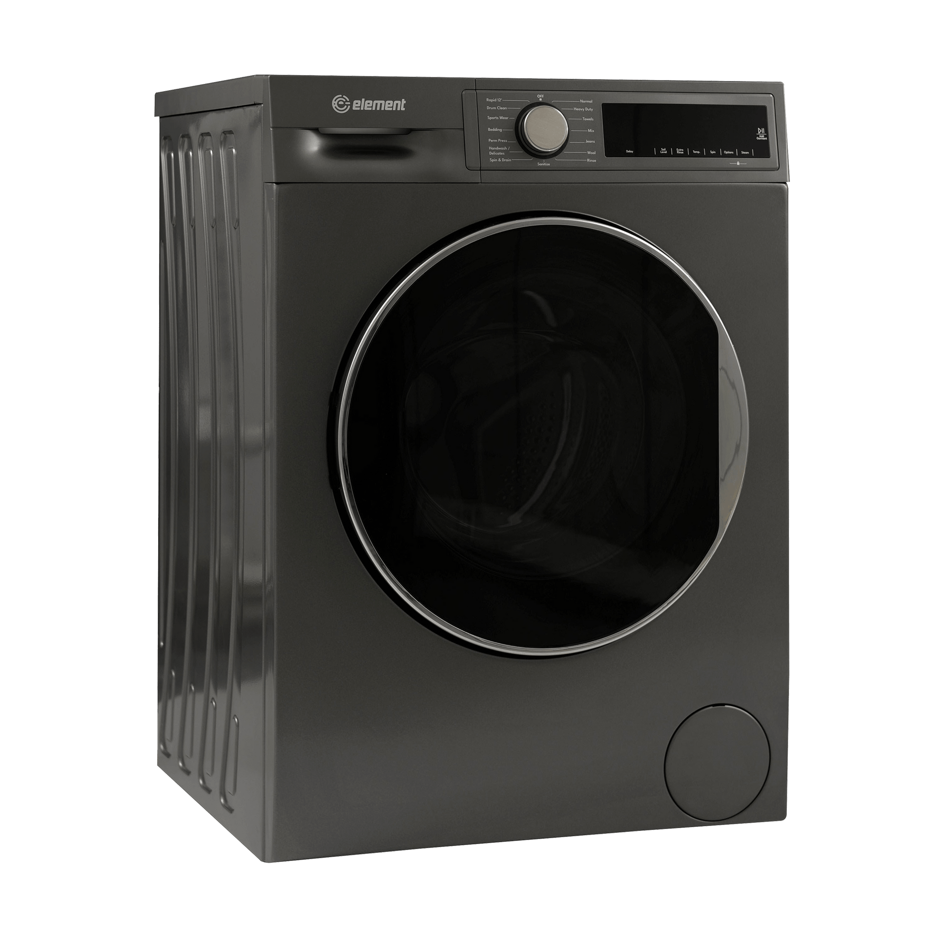 Element Appliance ECW2224EGG Element Electronics 24-Inch 2.2 Cu. Ft. Front Load Washer - Gray, Energy Star (Ecw2224Egg)