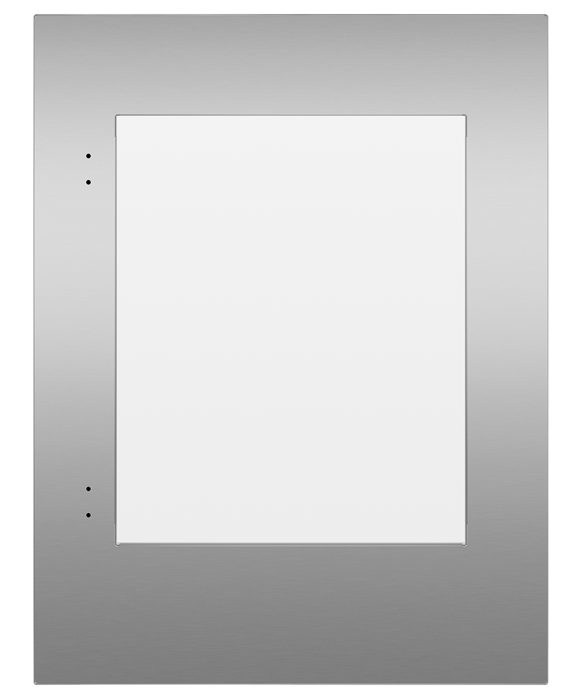 Fisher & Paykel RD2435VR Framed Stainless Right-Hinge Door Panel For Integrated Undercounter Wine & Beverage, 60Cm