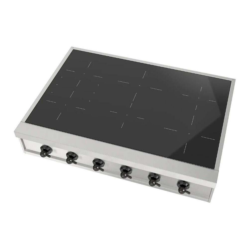Ilve UHCPI366NSSB Ilve Uhcpi366Nssb Nostalgie Ii 36 Inch Built-In Induction Rangetop With 6 Elements (Burnished)