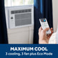 Ge Appliances AWES06BWF Ge® 6,000 Btu Electronic Window Air Conditioner For Small Rooms Up To 250 Sq Ft.