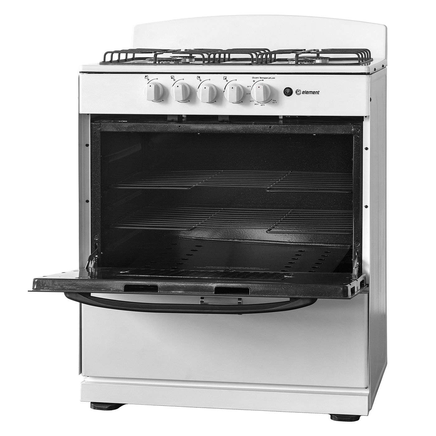 Element Appliance EEGR3A4MCCW Element Electronics 4.0 Cu. Ft. 30", 4-Burner Gas Range (Eegr3A4Mccw)
