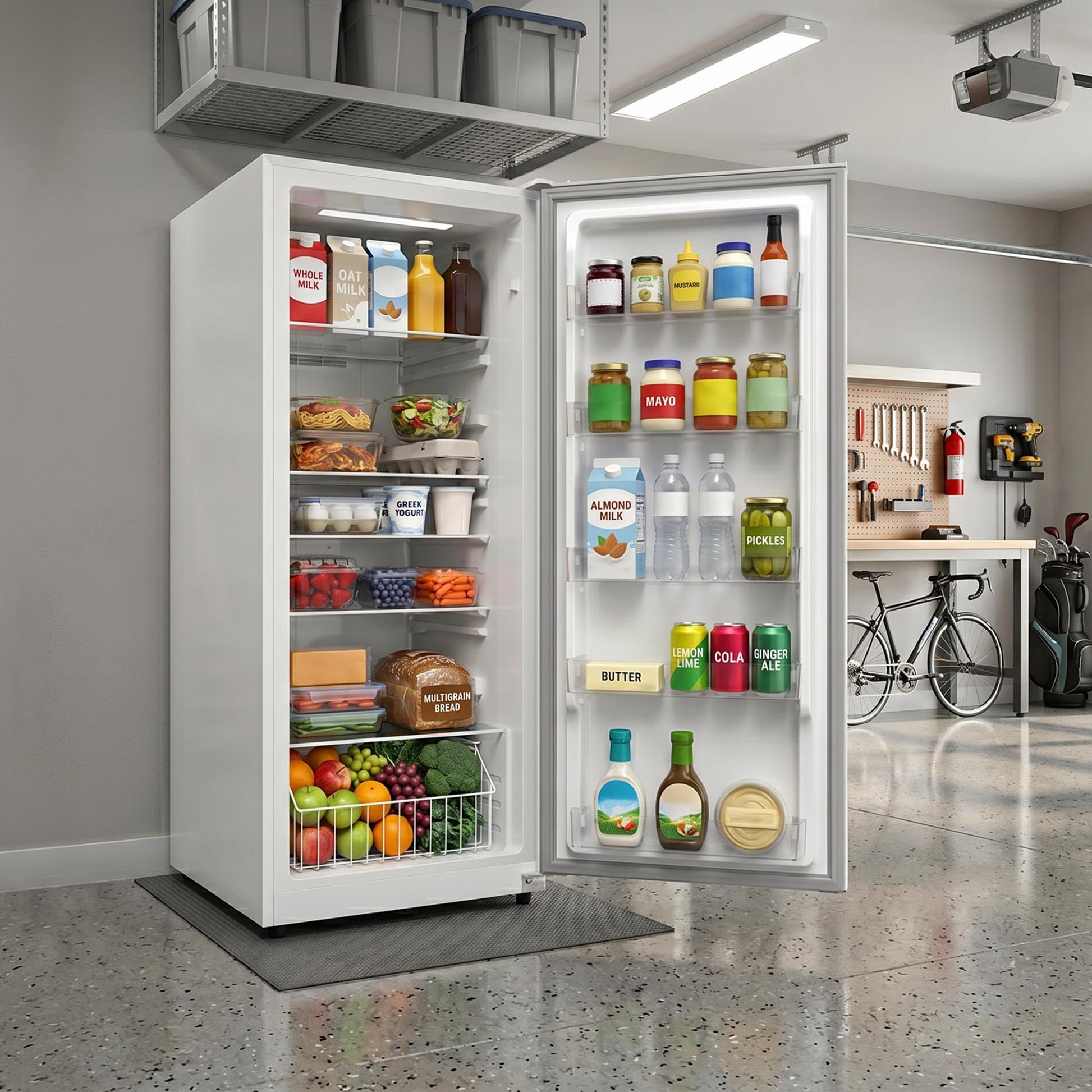 Element Appliance EXUF17CEEW Element 17.0 Cu. Ft. Upright Convertible Freezer / Refrigerator - White, Energy Star (Exuf17Ceew)
