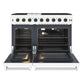 Thor Kitchen LRG4807UWLP 48 Inch Professional Liquid Propane Range In White