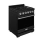 Thor Kitchen RSG30PBLPSS 30 Inch Professional Liquid Propane With Precision Knob Control In Black/Stainless Steel