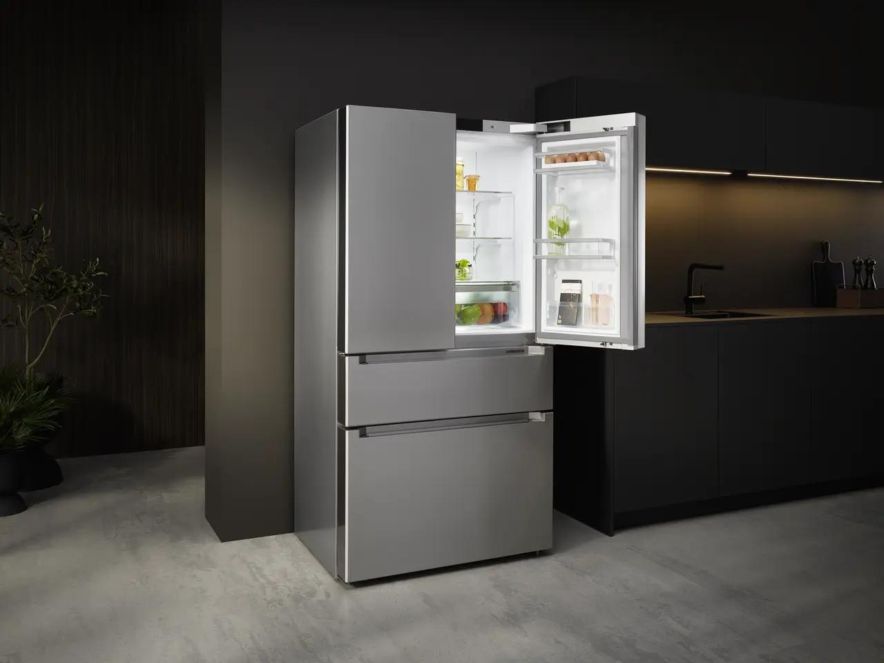 Liebherr FDE36S French Door Fridge-Freezer With 2 Freezer Drawers With Icemaker