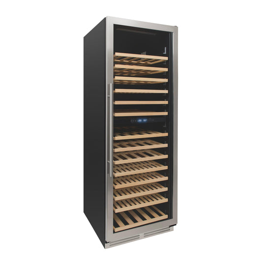 Avanti WCD165DZ3S Avanti 163 Bottle Designer Series Dual-Zone Wine Cooler - Stainless Steel / 163 Bottles