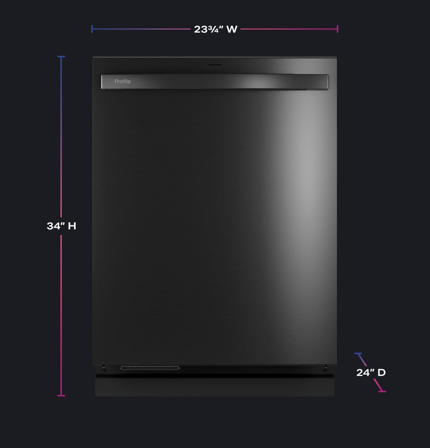 Ge Appliances PDT755SBVTS Ge Profile&#8482; Energy Star Smart Ultrafresh System Dishwasher With Microban&#8482; Antimicrobial Technology With Deep Clean Washing 3Rd Rack, 42 Dba